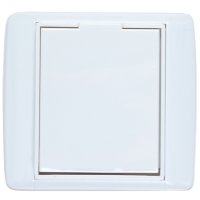 Z�suvka design ABB Element b�l�/b�l� s r�me�kem