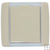 Z�suvka design ABB Element slon.kost/ledov� b�l� s r�me�kem