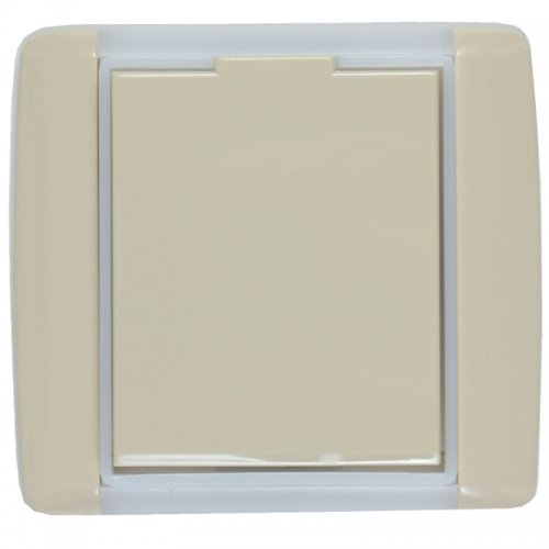Z�suvka design ABB Element slon.kost/ledov� b�l� s r�me�kem - Kliknut�m na obr�zek zav�ete
