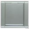 Z�suvka design ABB Time starost��brn� s r�me�kem
