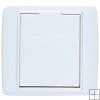 Z�suvka design ABB Element b�l�/b�l� s r�me�kem
